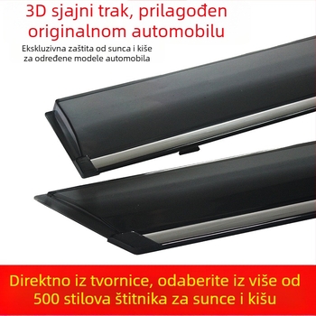 Automobilski kišni štit za Kodak gt – akril, set od četiri komada, podrška ugradnji, prilagodljiv