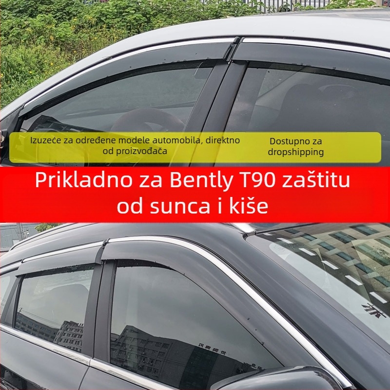 Automobilski kišni štit za Kodak gt – akril, set od četiri komada, podrška ugradnji, prilagodljiv