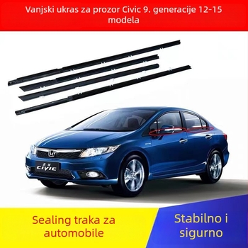 Civic vanjska brtva prozorskog stakla i vodni deflektor