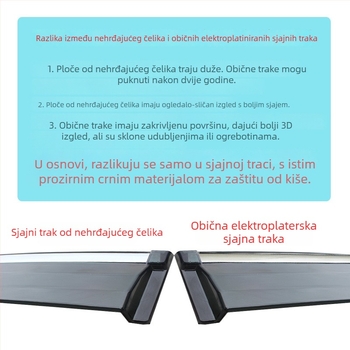 Zaštita od kiše za Mazda Haima S5 (2014-2016) - PS materijal, set od četiri komada, jednostavna instalacija, prilagodljivo