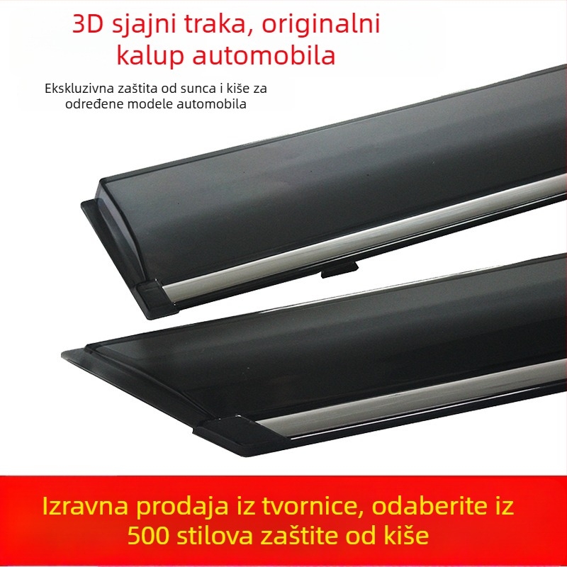 Zaštita od kiše za Mazda Haima S5 (2014-2016) - PS materijal, set od četiri komada, jednostavna instalacija, prilagodljivo