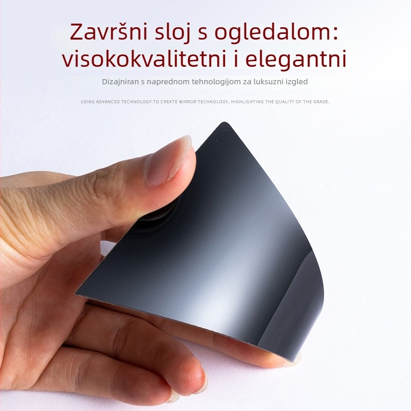 Crna dekorativna naljepnica za srednji stup okvira prozora za Škoda