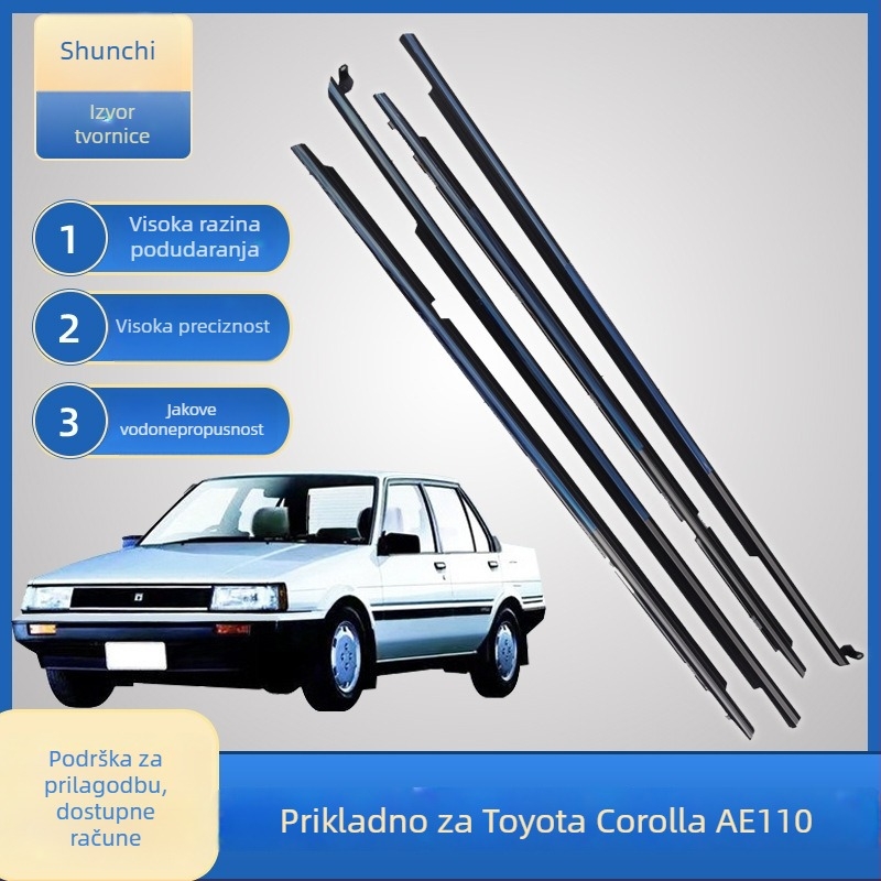 Shunqi gumeni brtveni trak za vrata i prozore Toyota Corolla AE110
