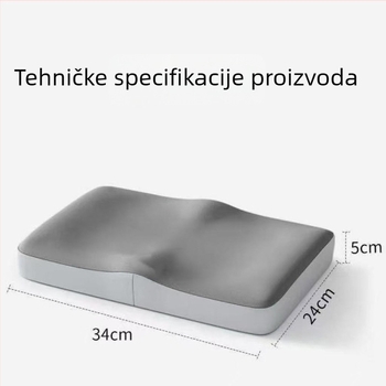Jastuk za sjedenje od memorijske pjene za učenike, pravokutnog oblika, materijal milk silk, minimalistički stil, prilagodljivo