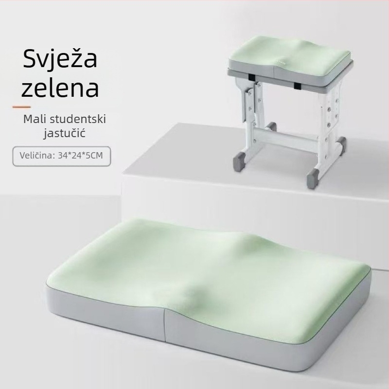 Jastuk za sjedenje od memorijske pjene za učenike, pravokutnog oblika, materijal milk silk, minimalistički stil, prilagodljivo