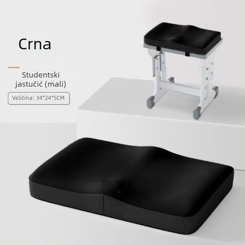 Jastuk za sjedenje od memorijske pjene za učenike, pravokutnog oblika, materijal milk silk, minimalistički stil, prilagodljivo