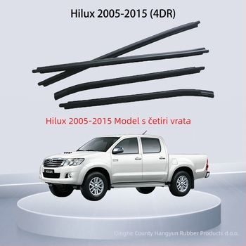 Automobilski brtvni trak za prozor, gumeni materijal, marka Aero Cloud, model Hirax 2006-2015, za Toyota Hilux