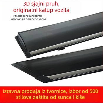 Xingtu TXL kišni štitnici za prozore automobila, set od 4 komada, akril