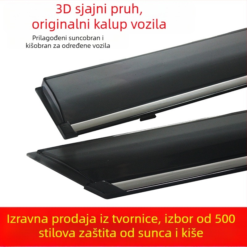 Xingtu TXL kišni štitnici za prozore automobila, set od 4 komada, akril