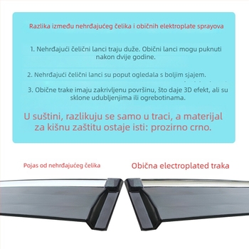 Geely Xingyue L 3D prozirni akrilni zaštitnici za prozore – set od 4 komada