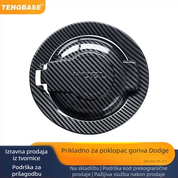ABS ukrasni poklopac spremnika goriva za Dodge Challenger 2008–2023 — Prilagodljiva obrada dostupna