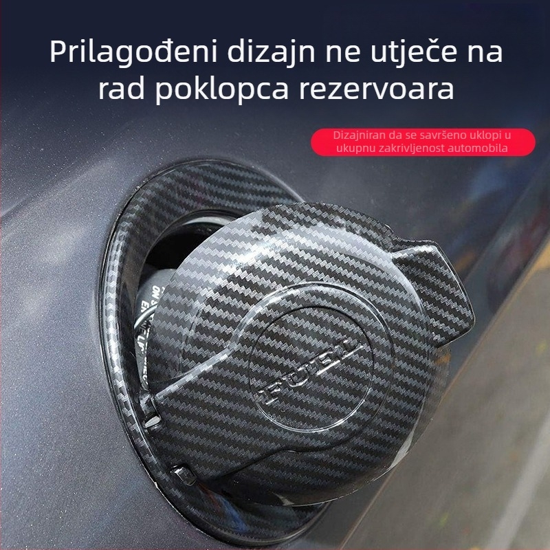 ABS ukrasni poklopac spremnika goriva za Dodge Challenger 2008–2023 — Prilagodljiva obrada dostupna