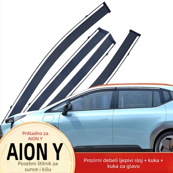 Automobilska kišna štita za prozore – akril, set od 4 komada, montaža ljepilom i kukom, za Trumpchi automatski mjenjač