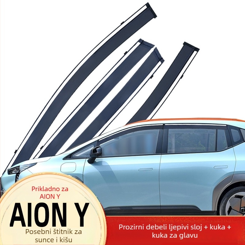 Automobilska kišna štita za prozore – akril, set od 4 komada, montaža ljepilom i kukom, za Trumpchi automatski mjenjač