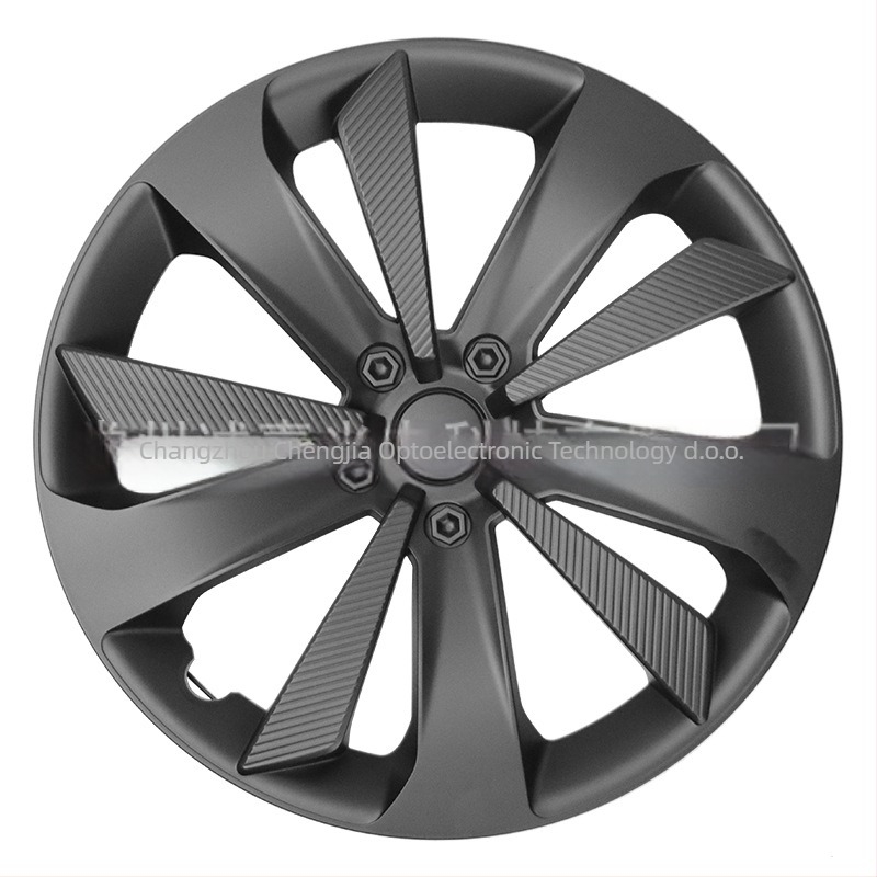 Poklopac središta kotača Subaru Impreza, 17–23 inča, kompletan zaštitni prsten, matno crna