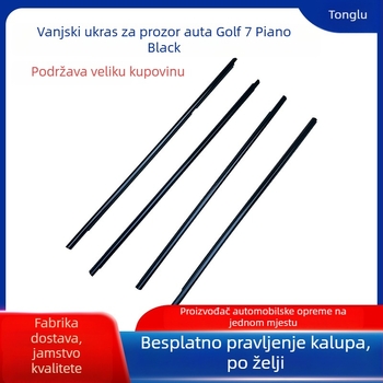 Golf 7 vanjska gumena brtvena traka za prozor — automobilska vrata ukrasna traka, brtna traka