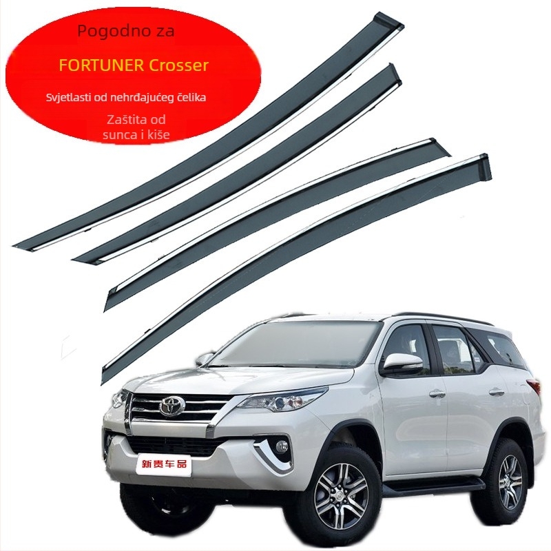 Akrilni zaštitnik kiše za prozor Toyota Fortuner Crossover – dodatak