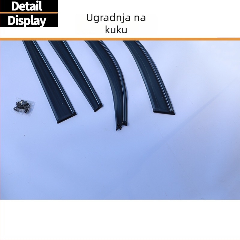 BMW X1 deflektori za prozore PVC (E84, 2009-2015) | Instalacija ljepilom uz dodatno učvršćenje kopčom | Prilagodljivo