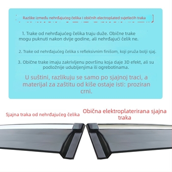 Auto kišni štit za prozore Lexus NX 22 modela, akril, montaža kukom + ljepilom, set od 4 komada