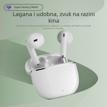 Bluetooth semi-in-ear slušalice, ultra-kompaktne, Hi‑Fi zvuk, stereo, pravi bežični uz aktivno reduciranje buke, Bluetooth 5.3, domet 10 m, trajanje baterije 4–8 h