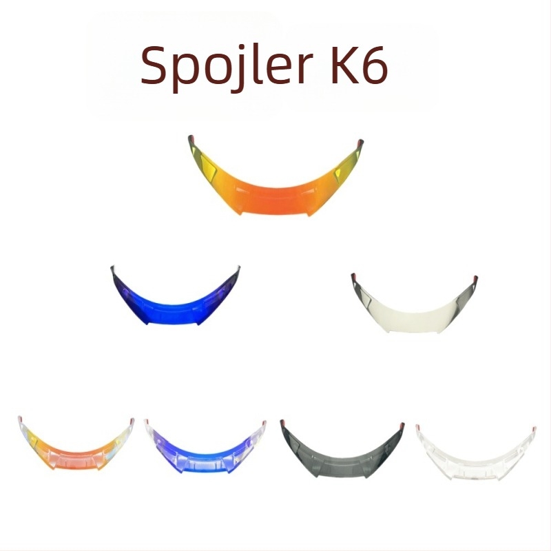 K6 kaciga stražnji spojler — dekorativni dodatak i stabilizacija protoka zraka; model: K6 rear wing; marka: Nothing