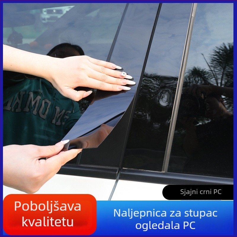 Dekorativna naljepnica za bočni stup prozora automobila, PC ogledni završetak Hyundai ix25 ix35
