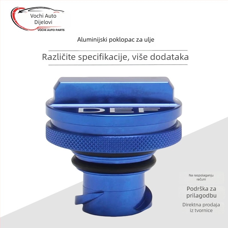 Set kapica ulja i DEF kapa spremnika za Dodge Ram (13-18), aluminijska legura, model JYG-35