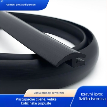 H-tip automobilska brtvila, gumena, univerzalna kompatibilnost, artikl JX-25, za vjetrobransko staklo, krov i prtljažnik