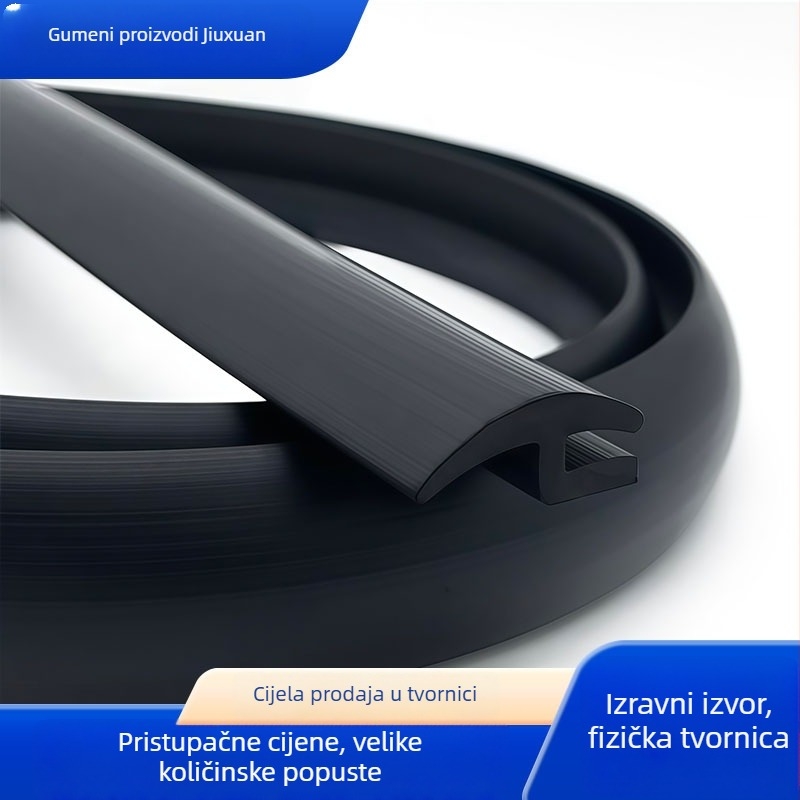 H-tip automobilska brtvila, gumena, univerzalna kompatibilnost, artikl JX-25, za vjetrobransko staklo, krov i prtljažnik