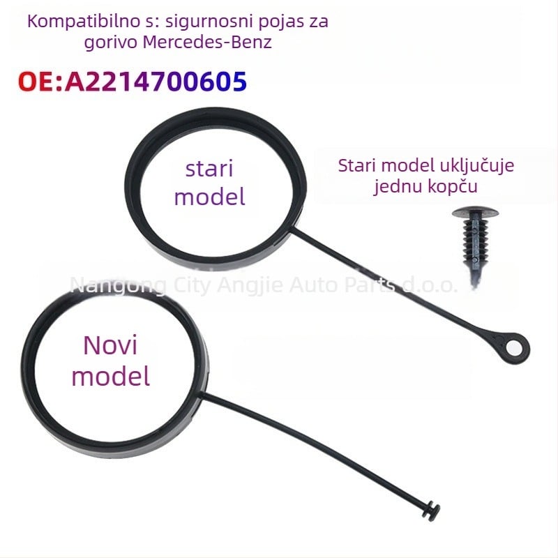 Poklopac spremnika goriva s užetom protiv gubitka za Mercedes-Benz GLA C180 E260 S300 – model A2214700605, najlon