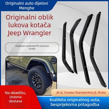Plastični rub blatnika kotača za Jeep Wrangler JK/JL (visoka/nizka konfiguracija)