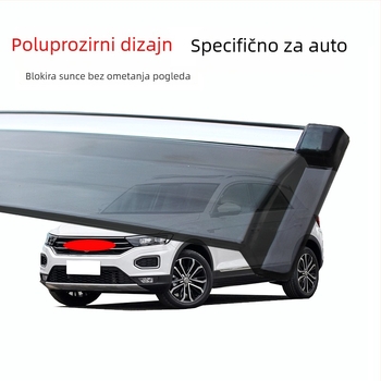 Zaštita od kiše za Toyota Sienna – akrilni zaštitni trak za prozor, montaža kukom i ljepilom, set od četiri komada