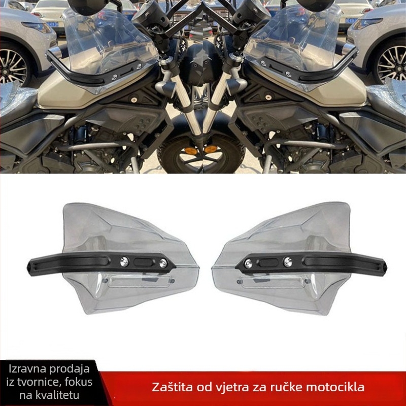 Štitnik za ruke motocikla - CNC aluminijska legura, universalni, zaštita od vjetra