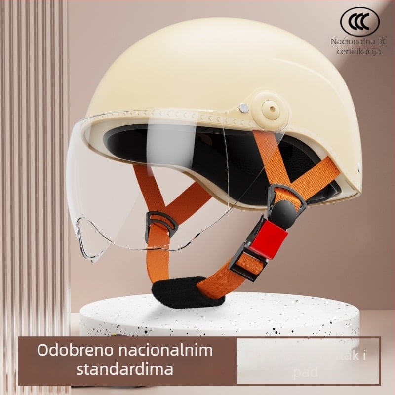 AXK kaciga za motocikl, ABS vanjina, unisex dizajn, 3C certifikat (broj certifikata 2022091105020564)