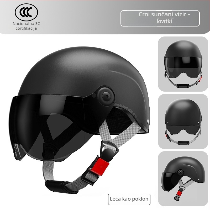 AXK kaciga za motocikl, ABS vanjina, unisex dizajn, 3C certifikat (broj certifikata 2022091105020564)