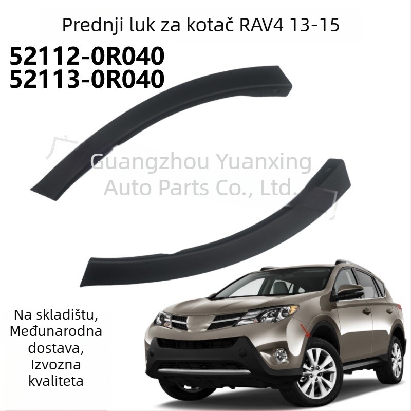 52113-0R040 52112-0R040 za Toyota RAV4 (2013–2015) - prednji branik i dekorativni rub blatnika