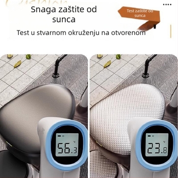 Kožna navlaka za sjedalo za električni automobil, zaštita od sunca i vodonepropusna, univerzalna za sve sezone, navlaka za sjedalo za električni bicikl