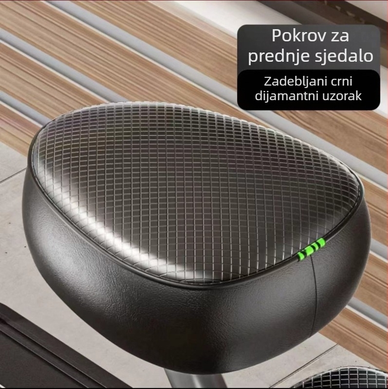 Kožna navlaka za sjedalo za električni automobil, zaštita od sunca i vodonepropusna, univerzalna za sve sezone, navlaka za sjedalo za električni bicikl