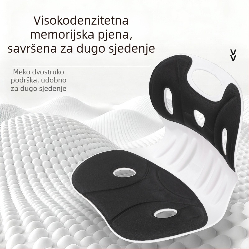 Jastuk za sjedenje s pjenom memorije i polipropilenskom osnovom, prilagodljiv, modern minimalistički stil