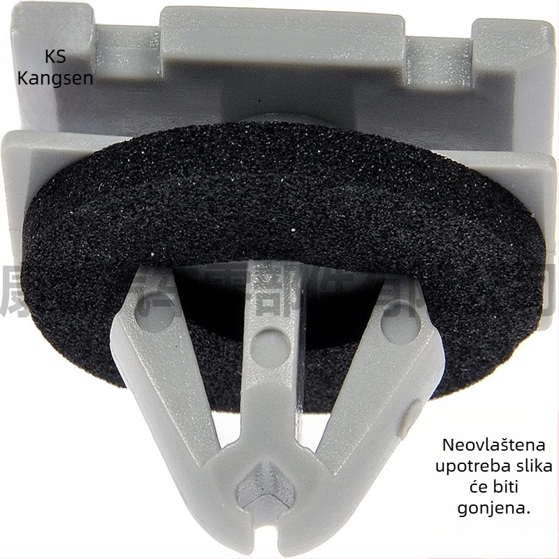 Set klipova za vanjsku traku automobila za blatnike i prag - KS materijal, model 1985, kompatibilno s Jeep Compass, Cadillac, Buick