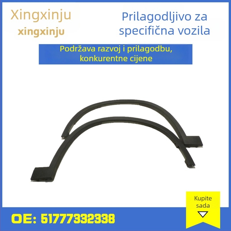 BMW F48/F49 X1 prednji desni zaštitni profil lukova kotača – dio 51777332338