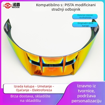 Zadnje krilo kacige — spoiler, marka UNDER ARMY, model: Pista helmet rear wing, obrada i prilagodba: Da