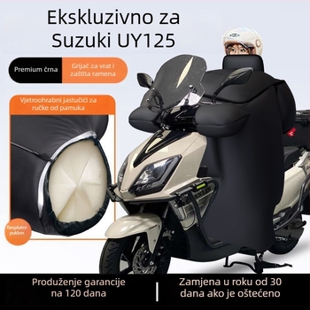 Zimska navlaka za štitnik vjetra Suzuki Uy125 skutera, s fleecem iznutra
