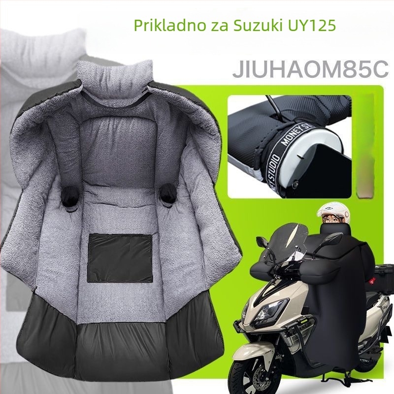Zimska navlaka za štitnik vjetra Suzuki Uy125 skutera, s fleecem iznutra