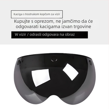 Vizir kacige za motocikl Huanshou W Lens, zaštita od sunca, model W Lens