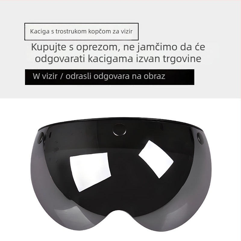 Vizir kacige za motocikl Huanshou W Lens, zaštita od sunca, model W Lens