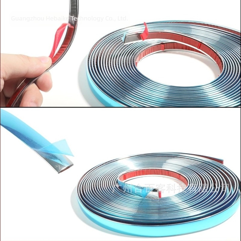 Automobilske dekorativne trake – ABS trostruko kromirano premaz, traka za zaštitu od sudara, model 881130, porijeklo Guangdong, opća kompatibilnost