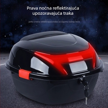 Kutija prtljažnika za električno vozilo – univerzalna, ojačana protiv podrhtavanja, kutija za alat (Materijal: Drugi; Brend: Drugi; Stil: Knight protective gear)