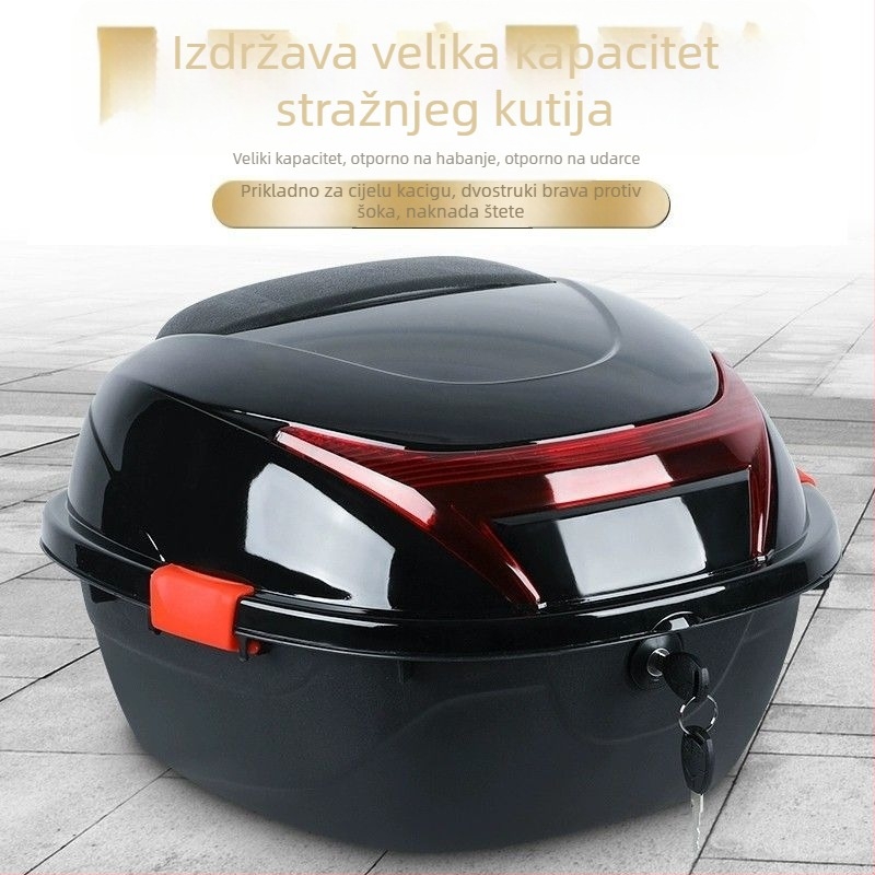 Kutija prtljažnika za električno vozilo – univerzalna, ojačana protiv podrhtavanja, kutija za alat (Materijal: Drugi; Brend: Drugi; Stil: Knight protective gear)