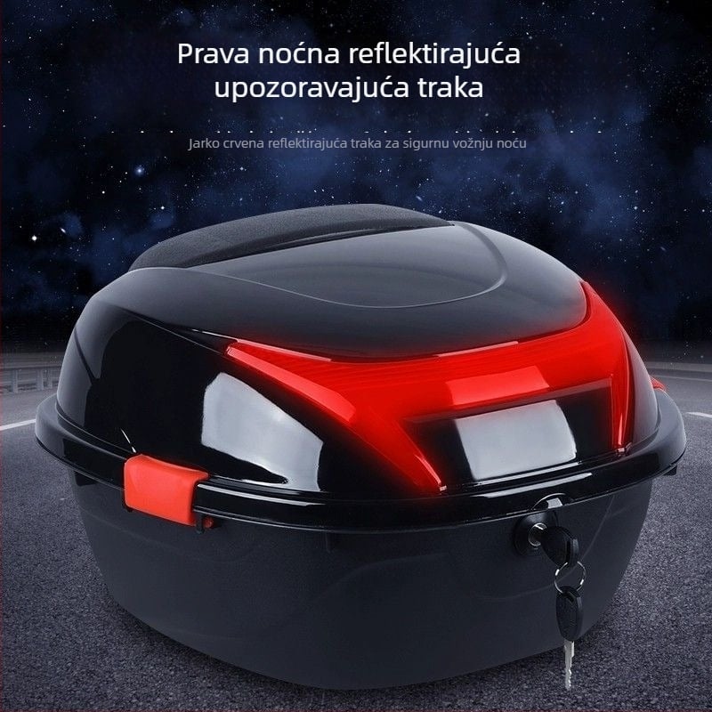 Kutija prtljažnika za električno vozilo – univerzalna, ojačana protiv podrhtavanja, kutija za alat (Materijal: Drugi; Brend: Drugi; Stil: Knight protective gear)